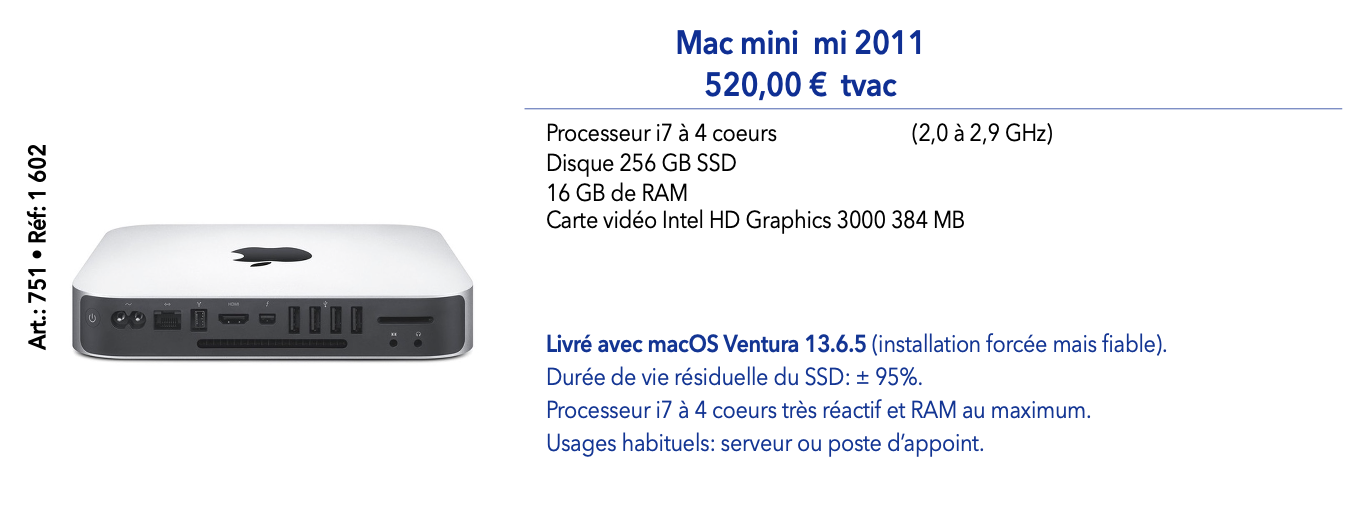 mac mini 2011