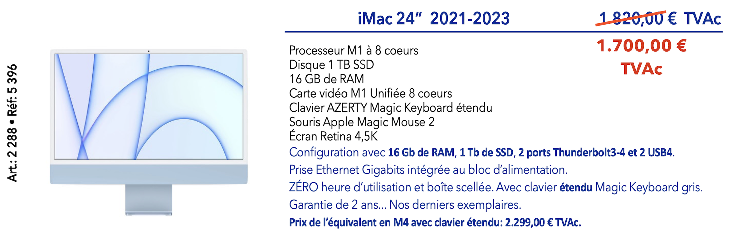 iMac 24 2021 - 2023